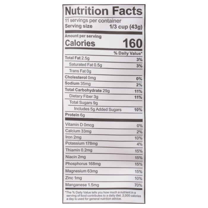 One Degree Organic Foods Sprouted Rolled Oats, Apple Cinnamon, 18 oz, 6-Pack