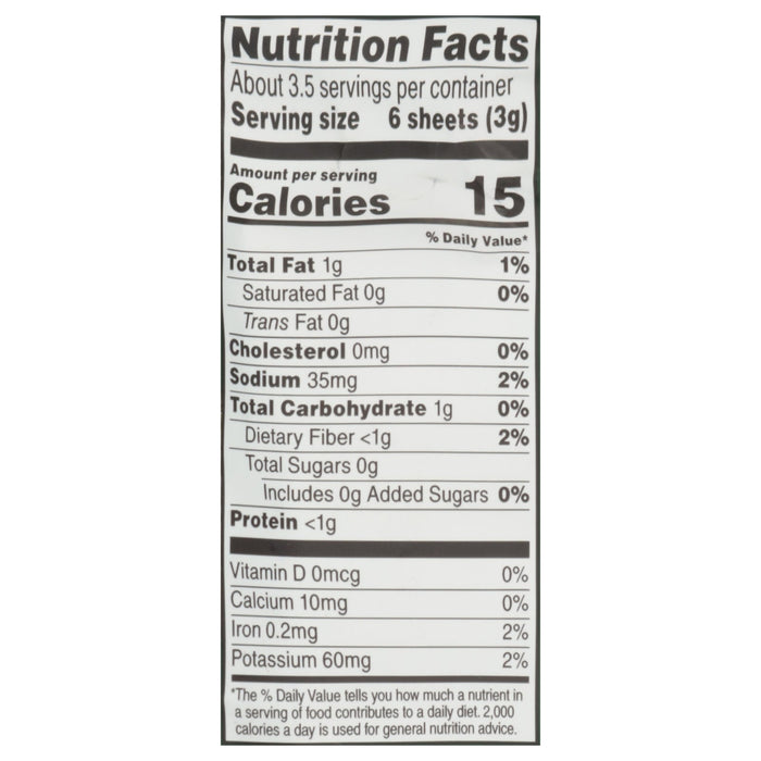 Bibigo Seaweed Snack: Sesame Flavor, 12 x 0.35 oz Packs