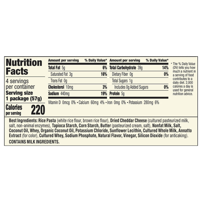 Annie's Homegrown Aged Cheddar Rice Pasta & Cheese - 6  of 4.25 oz