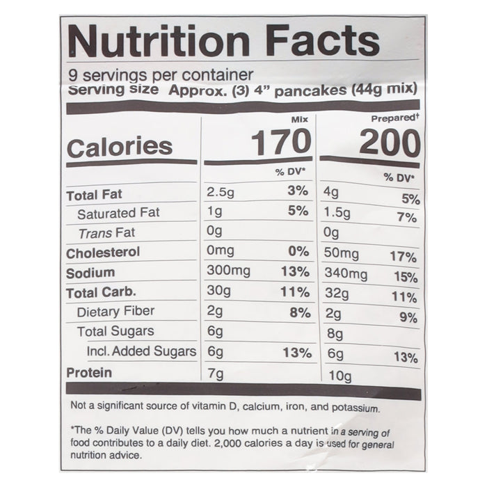 Miss Jones Baking Co Organic Pancake & Waffle Mix, Confetti Pop, Pack of 6 - 13.99 oz