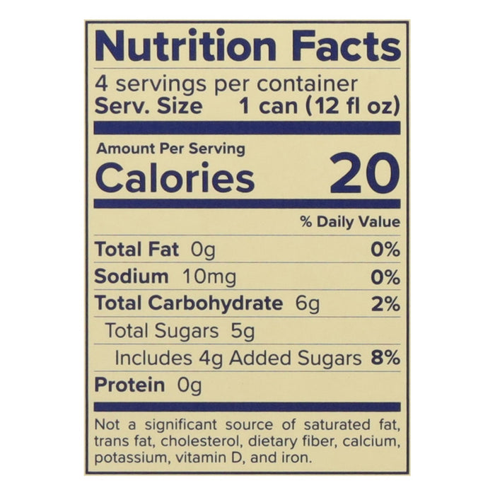 Recess Ginger Lime Mule Mocktail - 6 Pack (4/12 Fl Oz )