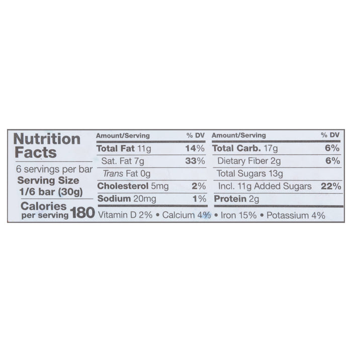 Tony's Chocolonely Dark Milk Chocolate Brownie Bar - 6.35 Oz (Pack of 15)