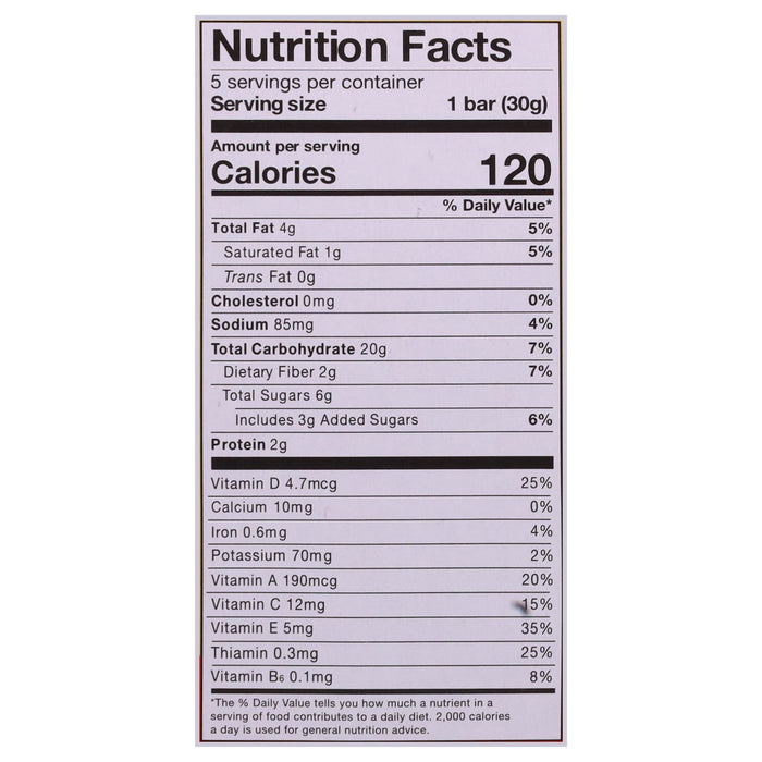 Made Good Oat Bars: Cinnamon Bun Soft Baked, 6 x 5.3 oz.