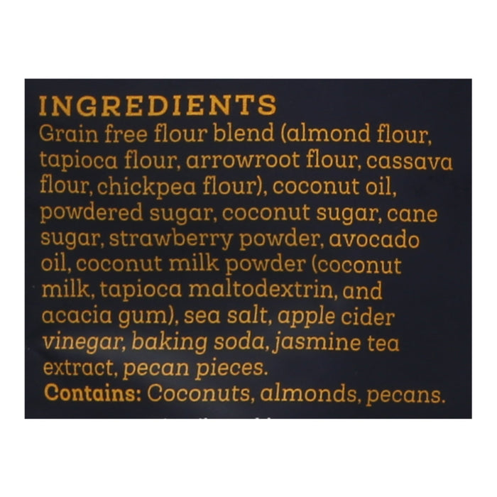 Siete Fresas Con Crema Cookies, 10-Count Box, 4.5 oz - Mexican-Inspired Strawberry Cream Flavor