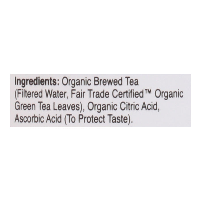 Just Ice Tea Organic Green Tea Organic - 12 x 16 fl oz