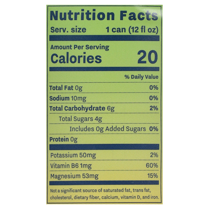 Recess Sparkling Water Lime Citrus Magnesium - 12