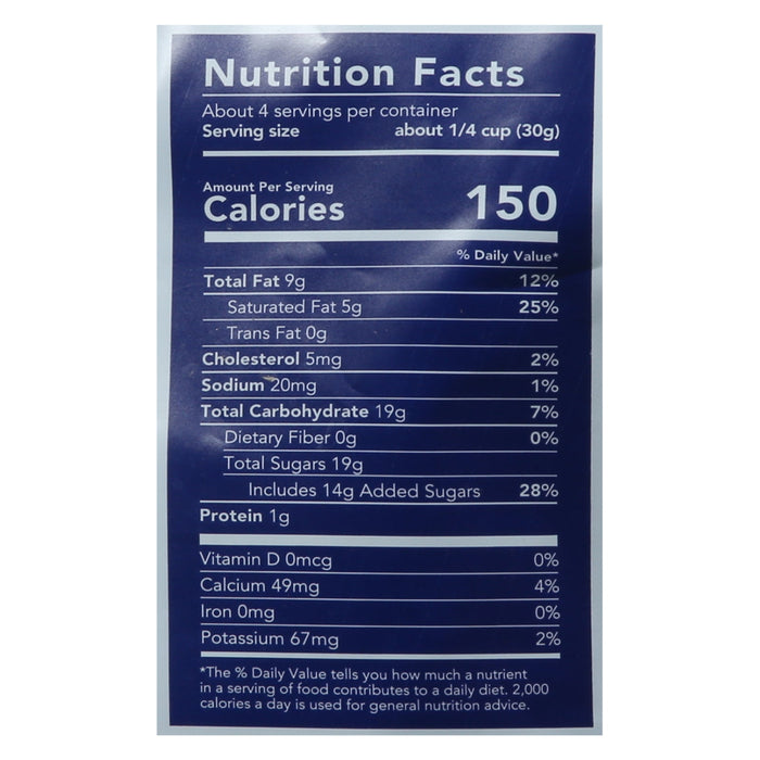 Tru Fru Blueberry Crème Hyper-Dried - 6 x 4.2 oz - Real Fruit Snack