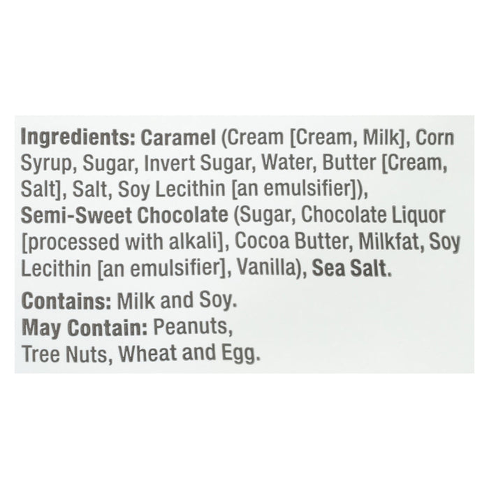 Sanders Dark Chocolate Sea Salt Caramel Bites - 12 x 3.75 Oz Pouches