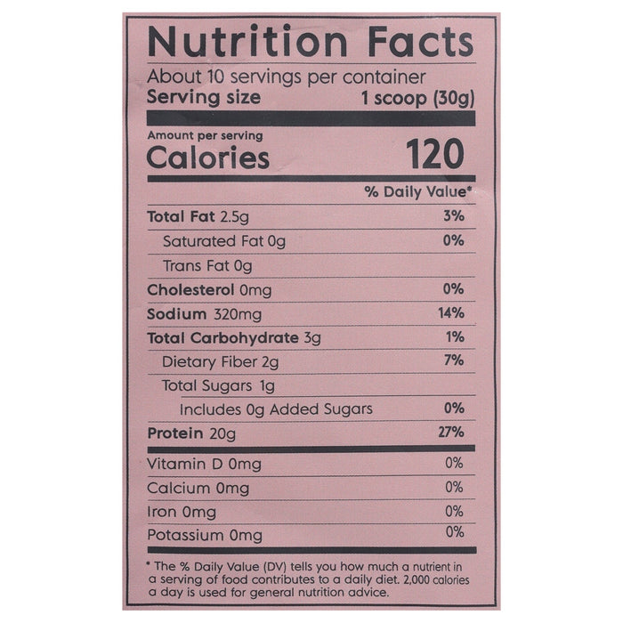 Truvani Plant Based Protein Powder, Organic Vanilla Chai, 10.79 oz