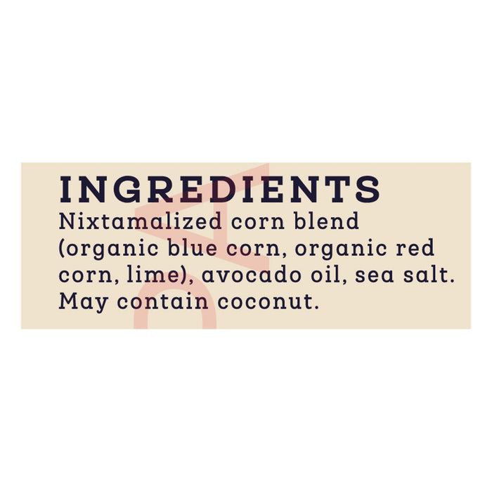 Siete Tortilla Chips: OG3 Corn, Blue Corn, 6 x 7.5 oz - Gluten-Free