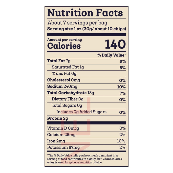 Siete Tortilla Chips: OG3 Corn, Blue Corn, 6 x 7.5 oz - Gluten-Free