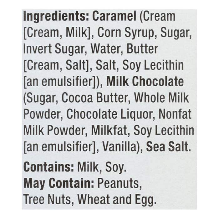 Sanders Milk Chocolate Sea Salt Thins - 6 x 18 oz Cases