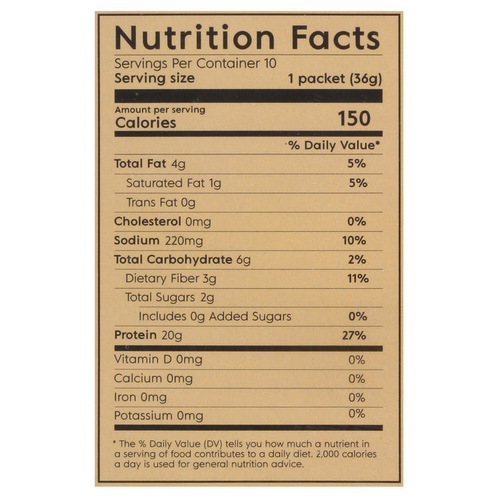 Truvani Organic Plant-Based Protein Powder, Chocolate, Single Packet - 1.27 oz