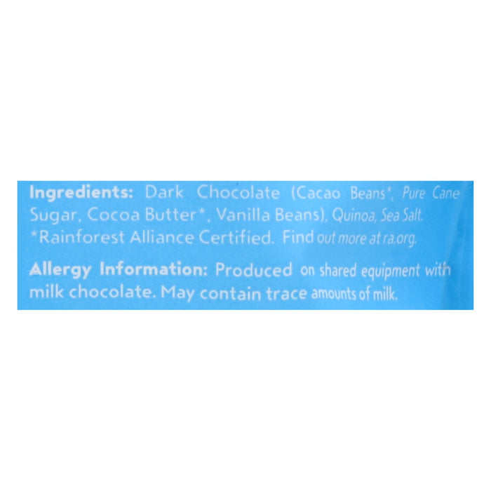 Undercover Chocolate Dark Chocolate Sea Salt Mini Crisps - 12 x 3 oz Bags