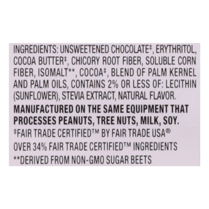 Lily's Dark Chocolate Baking Bar 55% Cacao, 4 oz Bars (Pack of 18)