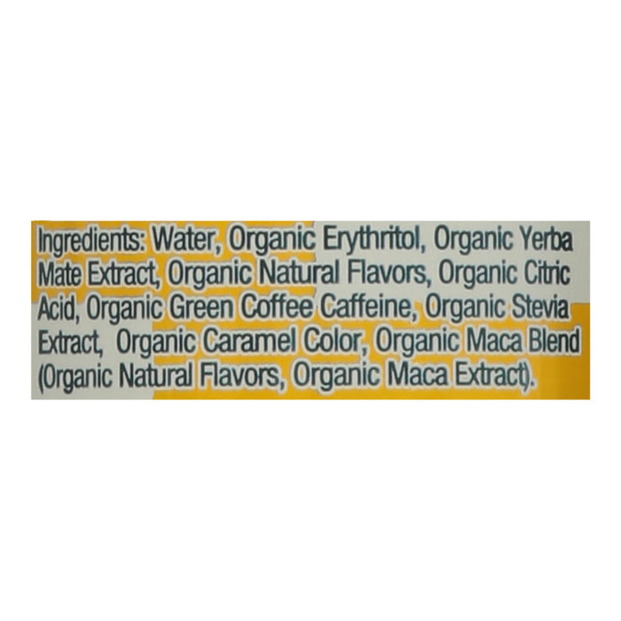 Machu Picchu Drnk Organic Yerba Mate Mint Sparkling Drink, 12-12 fl oz