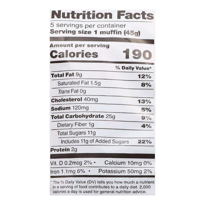 Schar Chocolate Chip Muffins - Gluten-Free, 4 Count - 7.9 Oz