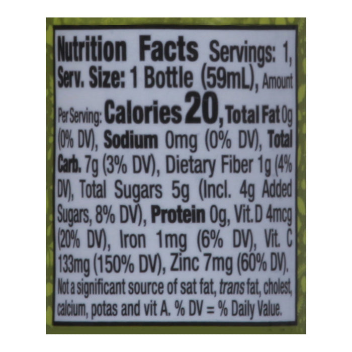 Remedy Organics Energize Shot: Organic Energy + Immune Support - Pack of 24 (2 oz )