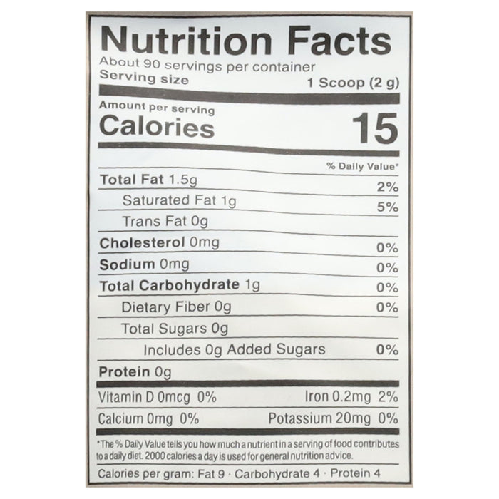 Kos Organic Coconut Milk Powder - 6.3 oz Single Serving