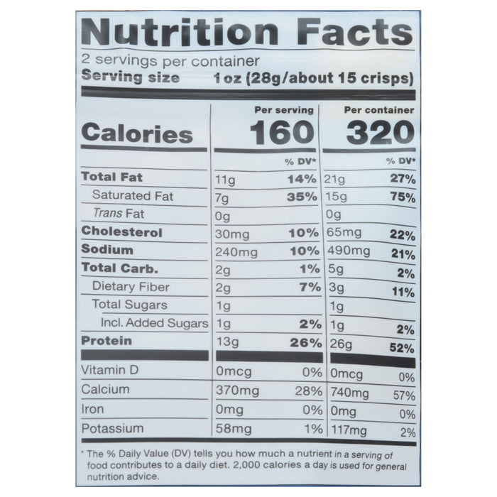 Sonoma Creamery Crisps Pizza Tomato Basil - 6 x 2 oz - Gluten-Free Cheese Crisps
