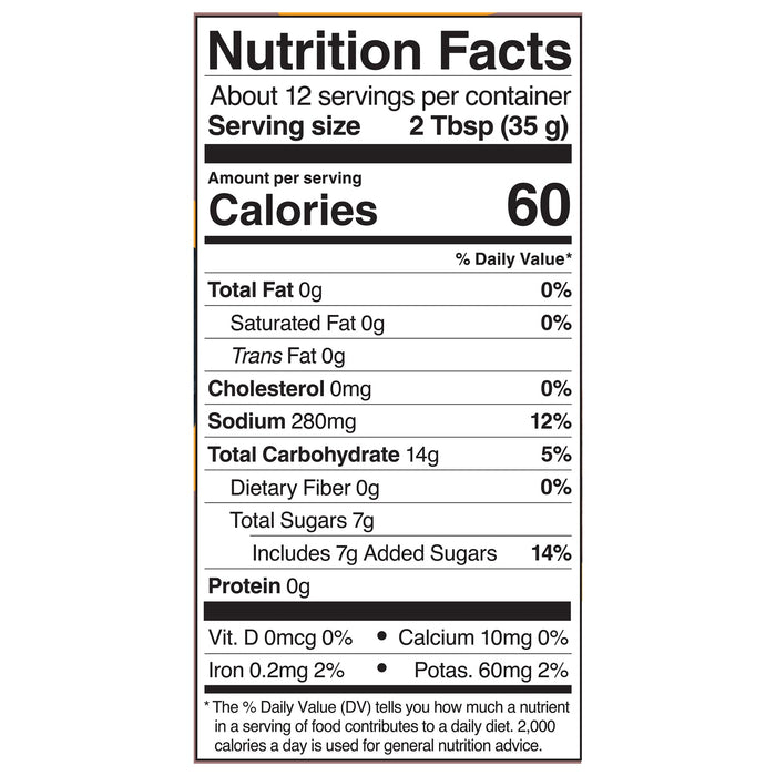 Flavortown Sauce Honey BBQ (Pack of 6) 14.5 oz - Sweet & Smoky BBQ Sauce