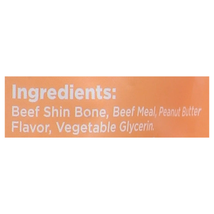 Paw Love Beef Bone Stuffed with Peanut Butter - 6 Count Single Pack