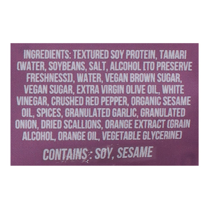 Louisville Vegan Jerky Gnnrl Tso's Vegan Jerky - 10-3 Oz Cs