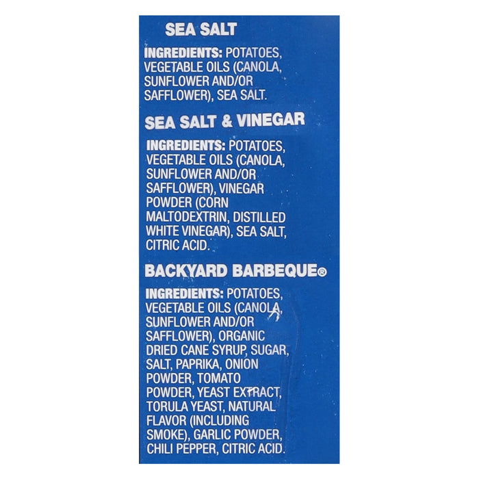 Kettle Brand Potato Chips, Salt & Vinegar, BBQ, 4 Bags of 20/1 Oz