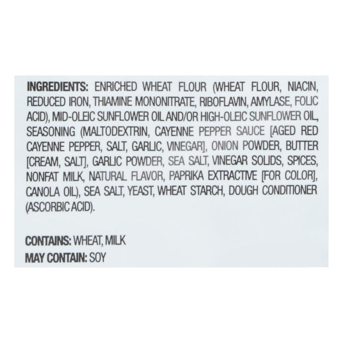 Pretzelized Buffalo Pita Chips - 12 Packs of 7 Oz - Crispy Baked Snack