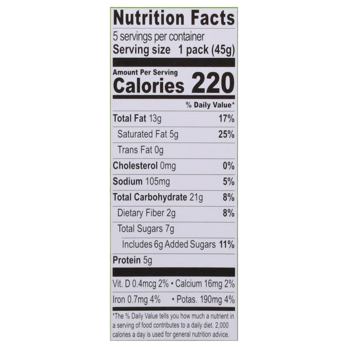 Once Again Crack Organic Gram Peanut Butter Sandwiches, (Pack of 6 - 7.95 Oz)