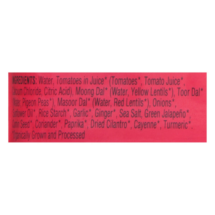 Maya Kaimal Dal - Lentil, Tomato & Garlic (Pack of 6) - 10 oz - Indian Simmer Sauce