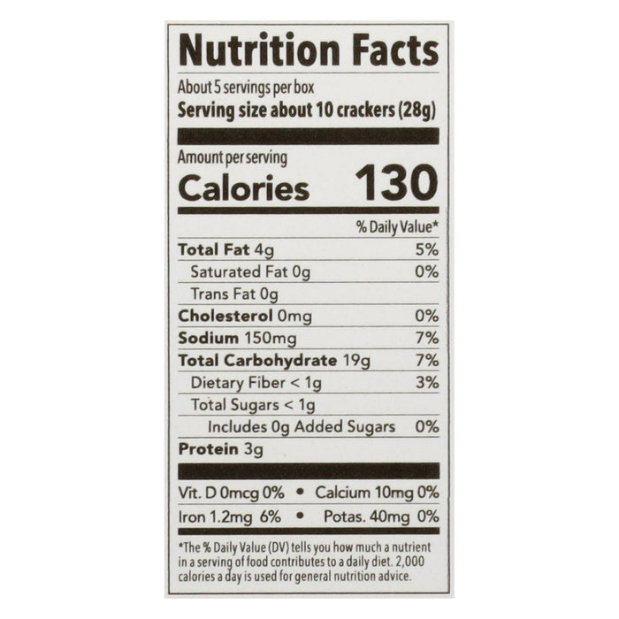 Food Should Taste Good Sea Salt Pita Crackers, Baked, 6 Packs of 5 oz.