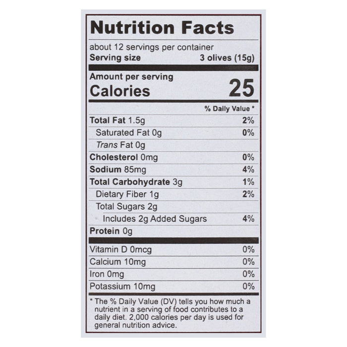 Divina Olives: Tangy Tangerine Chili Flavor - (Pack of 6) 14.1 oz