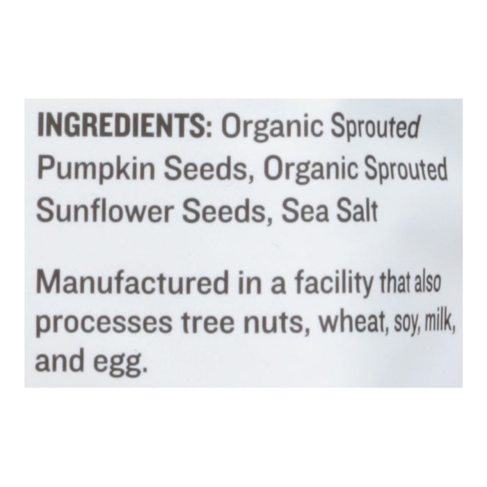 Go Raw Sprouted Pumpkin Seeds & Sunflower Seeds - Sea Salt - 6 x 10 oz Pouches