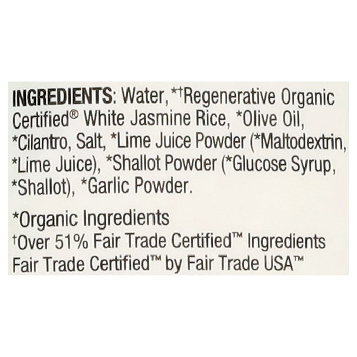 Lundberg Family Farms Organic Cilantro Lime Rice, 8 oz Pouches, 6-Count