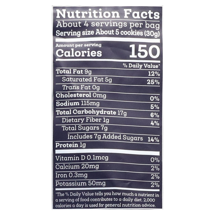 Siete Chocolate Chip Cookies - 10 x 4.5 oz - Grain-Free, Gluten-Free