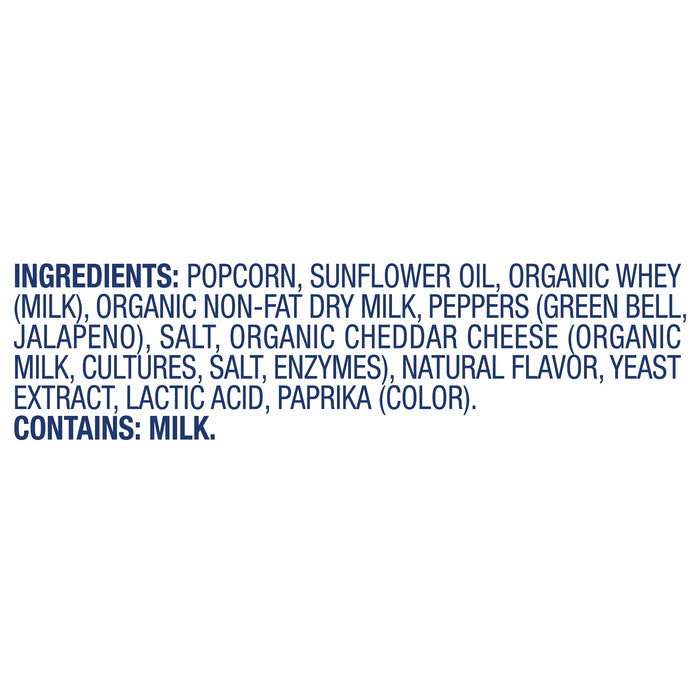 Skinnypop Cheddar Jalapeno Popcorn - 12 x 4.4 Oz Bags