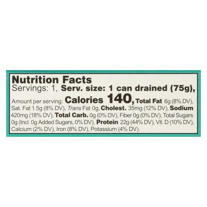 Wild Planet Smoked Mackerel - 12 x 3.9 oz  - Sustainably Caught