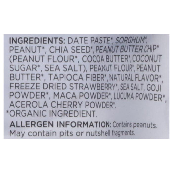 Navitas Organics Power Snacks - Organic Peanut Butter Jelly Energy Bites - 8 oz, 12 Count Case