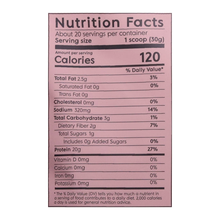 Truvani Organic Vegan Protein Powder - Vanilla Chai Plant-Based - 1.35 lb (21.59 oz)