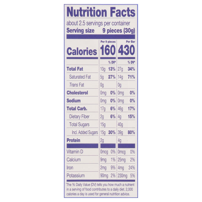 Lovo Chocolate Bar - Almond Milk Plant-Based - 12 x 2.82 Oz