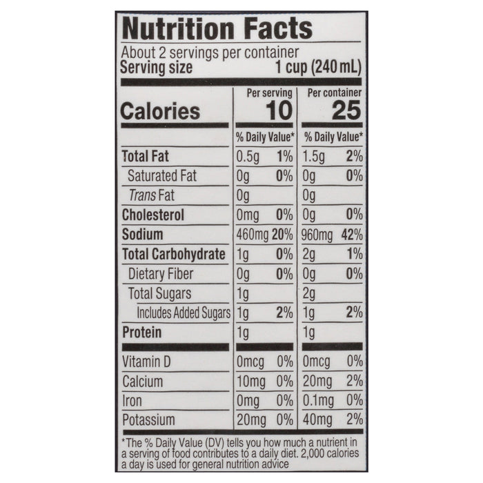 Manischewitz Low Sodium Chicken Broth - 17 fl oz Aseptic Cartons (Pack of 12)