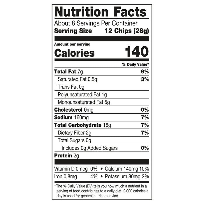 Late July Snacks Tortilla Chips - OG3 Green Goddess - (Pack of 12) - 7.8 Oz Bags