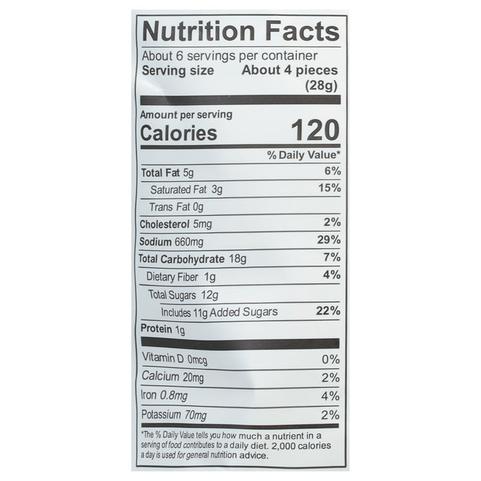 Sanders Dark Chocolate Sea Salt Caramel Thins, 6 oz - 6 Pack