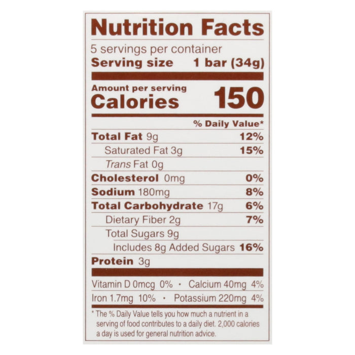 Simple Mills Soft Baked Almond Flour Brownie Bars - Chocolate Chip - 5.99 oz - 6 Count