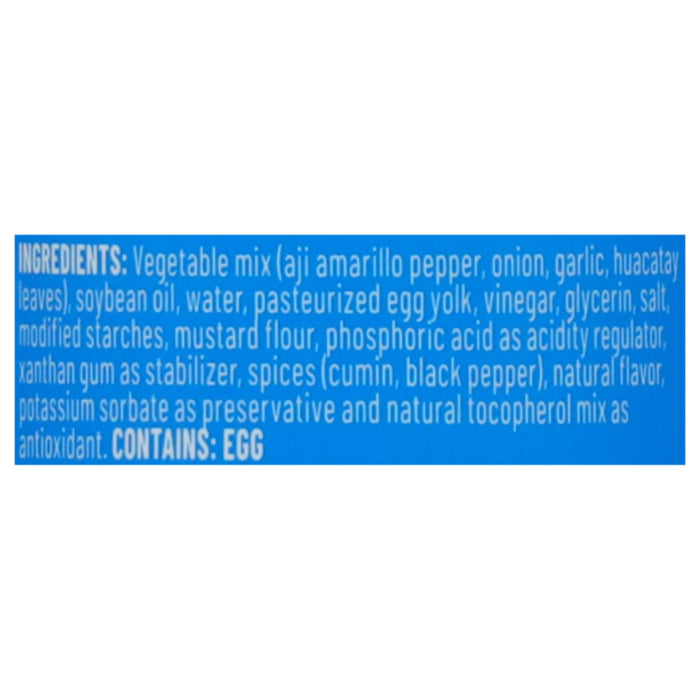 Tari Amarillo Peruvian Mild Tangy Sauce - 6 x 11.8 fl oz