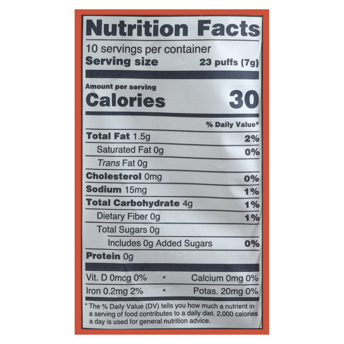 Lesser Evil Lil' Puffs Asteroid Organic - 5 Pack - 2.5 oz Each - Organic Gluten-Free Kids Snack