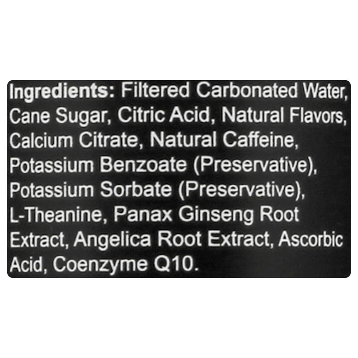 Uptime Energy White Peach Lemonade Energy Drink, 12 Fl Oz  (Pack of 12)