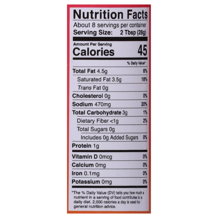 Credo Foods Chez Spry Oat Milk Smoked Cheddar - 12 x 8 oz