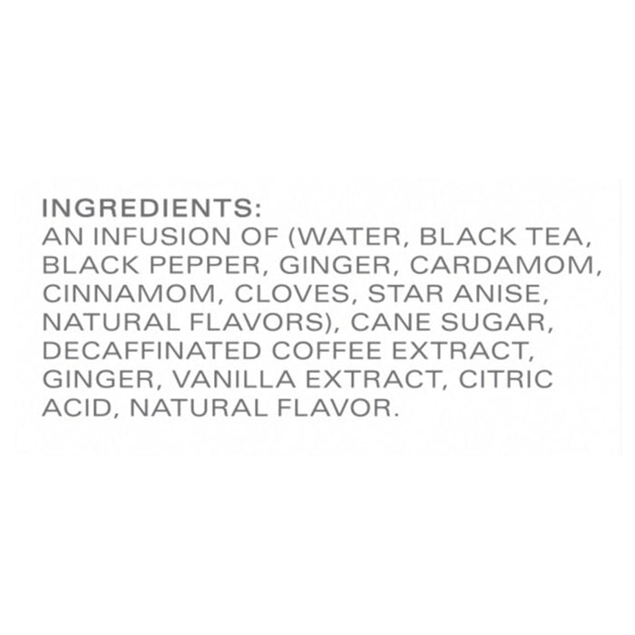 Tazo Tea Concentrated Espresso Chai Latte, 6 x 32 fl oz Cartons